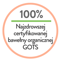 100% najzdrowszej certyfikowanej bawełny organicznej GOTS - majtki modern