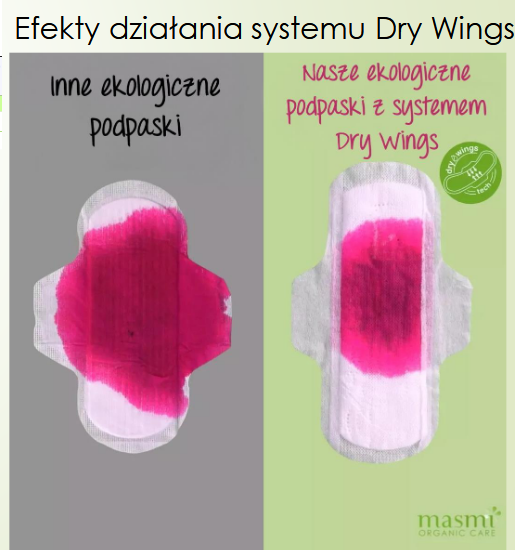 Masmi Ekstradługie podpaski o zwiększonej chłonności, 100% bawełny organicznej 8 szt.