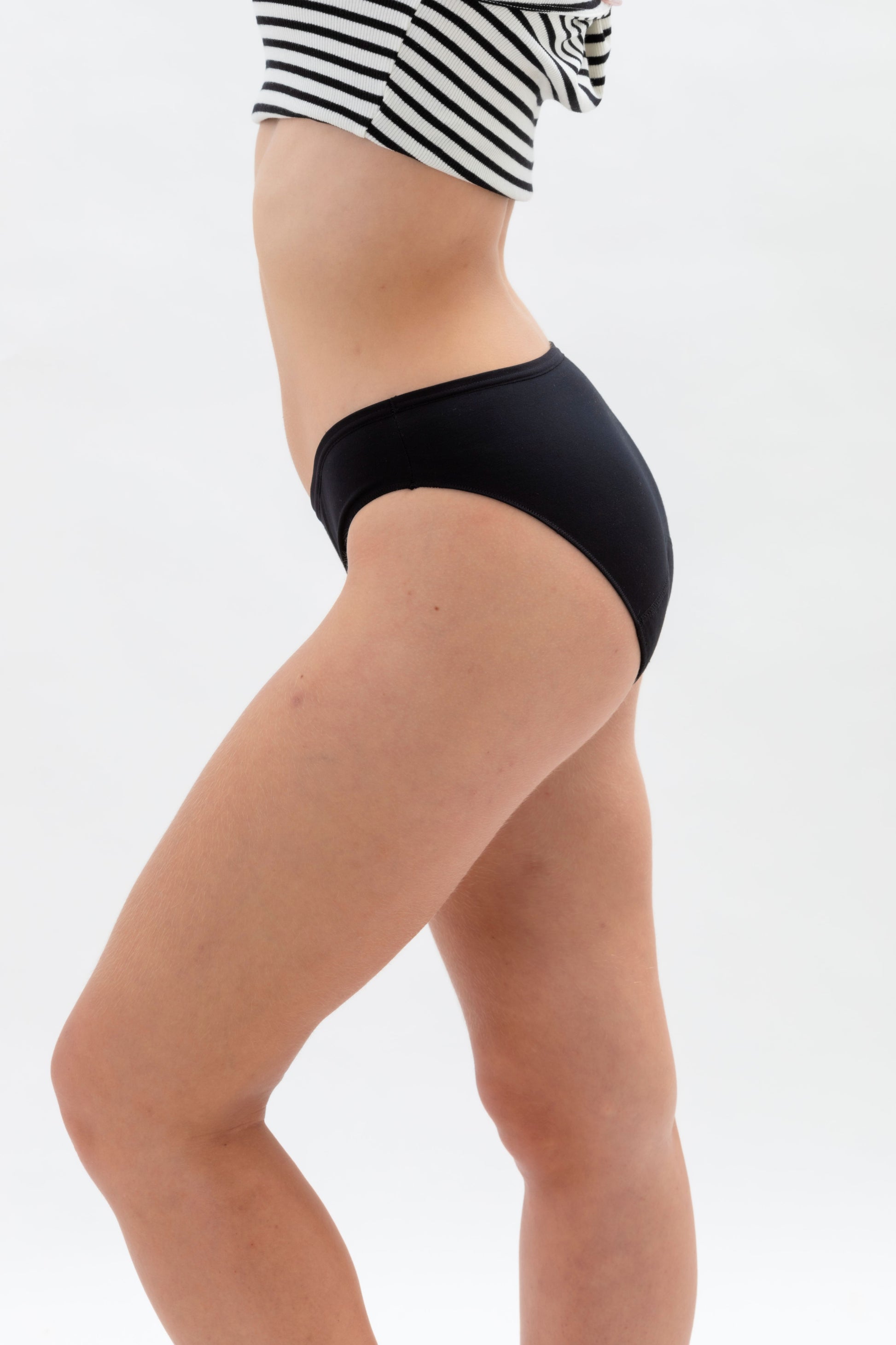 Majtki menstruacyjne ekologiczne Masmi MODERN niski stan (rozmiary: S, M, L, XL) 100% bawełna BIO