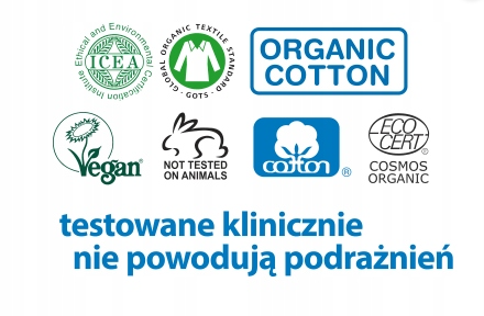 Ekologické tampony Super (bez aplikátoru) Masmi BIO 100% bavlna 18 ks.