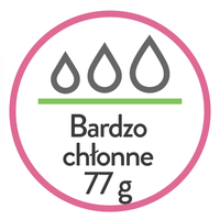 Bardzo chłonne 77g - majtki classic