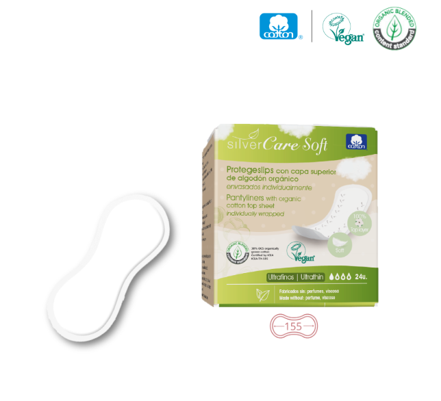 Silver Care SOFT Ultracienkie wkładki higieniczne o anatomicznym kształcie (oddzielnie pakowane) 24 szt.